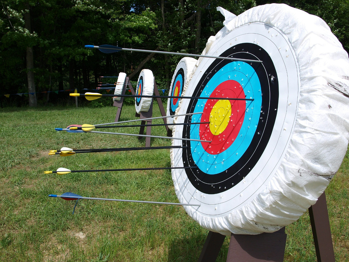Try your hand at Medieval archery in the beautiful surroundings of the parade ring at Kempton Park.